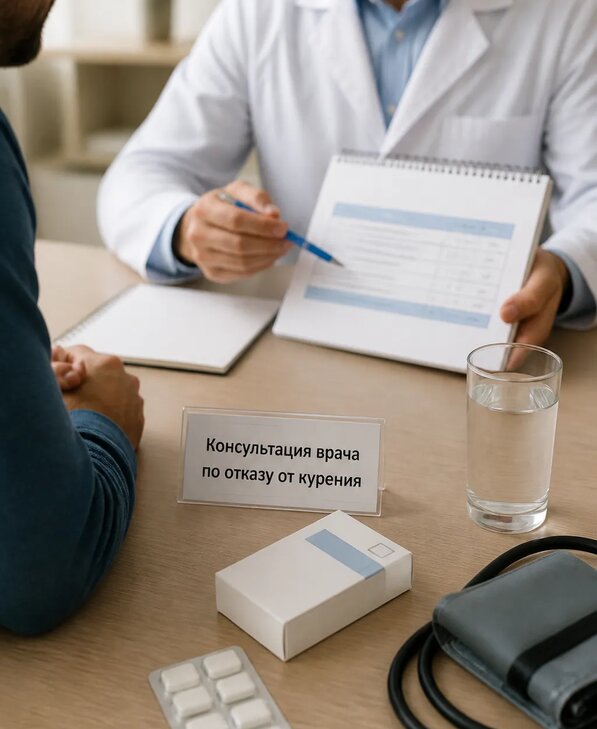 Консультация врача по отказу от курения для взрослых в Донецке